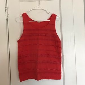 Women’s JCrew Feminine Tank w/ Pretty Detail